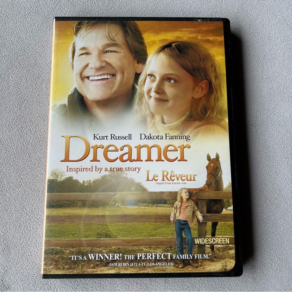 3 for $15 ~ Dreamer  ~ Kurt Russell Dakota Fanning ~ DVD